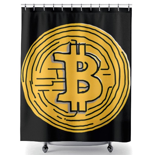 Bitcoin: The Symbol of the Digital Revolution Shower Curtains