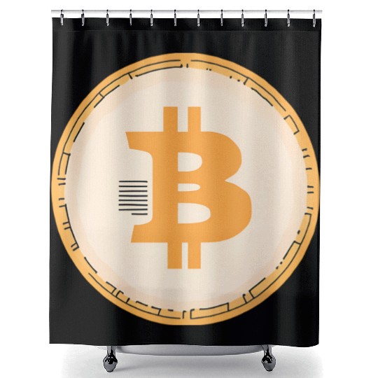 Bitcoin: The Symbol of the Digital Revolution Shower Curtains