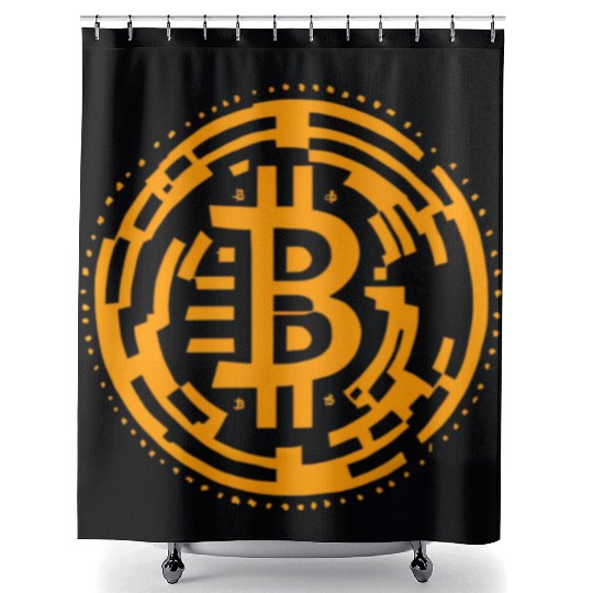Bitcoin: The Symbol of the Digital Revolution Shower Curtains