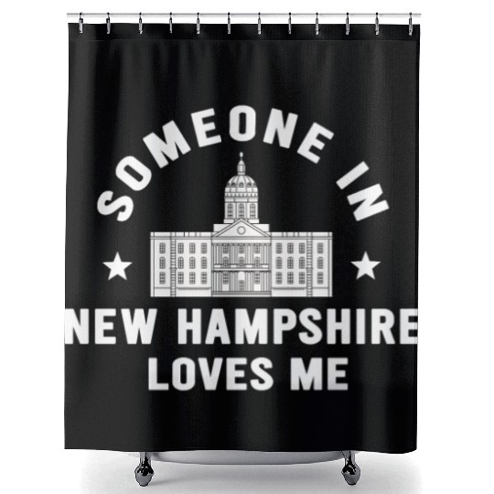 Someone In New Hampshire Loves Me Shower Curtains