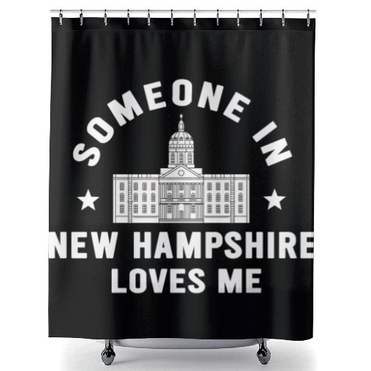Someone In New Hampshire Loves Me Shower Curtains