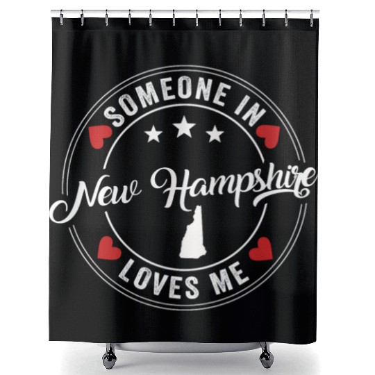 Someone In New Hampshire Loves Me Shower Curtains