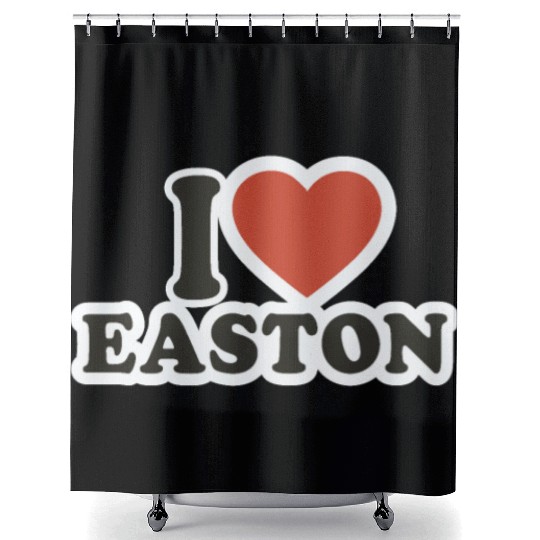 I LOVE Shower Curtains Boyfriend gift idea I LOVE Easton