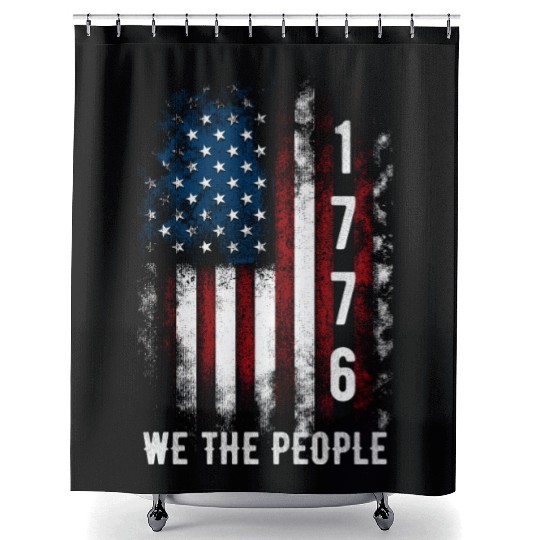 1776 we the people Shower Curtains