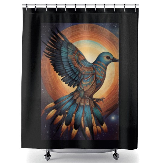 The Bird of Paradise Shower Curtains