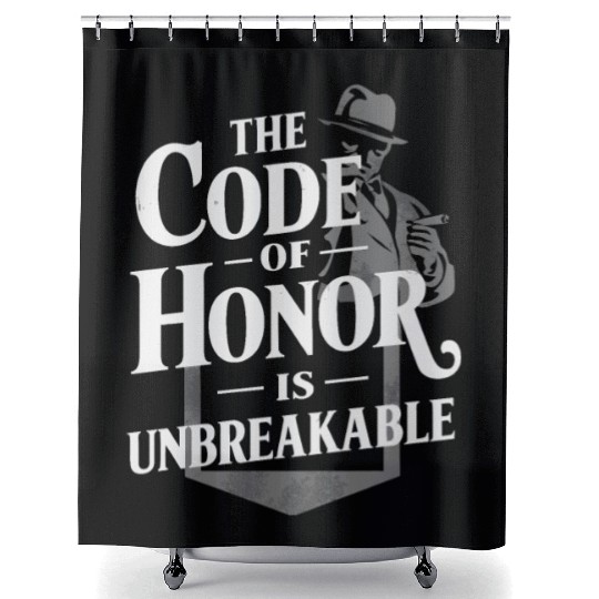 Mobster Gangster Mafia Organized Crime Boss Shower Curtains