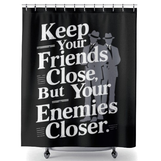 Mobster Gangster Mafia Organized Crime Boss Shower Curtains