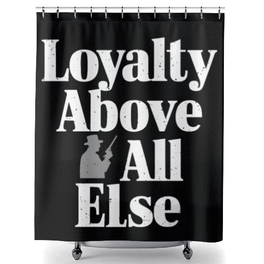 Mobster Gangster Mafia Organized Crime Boss Shower Curtains