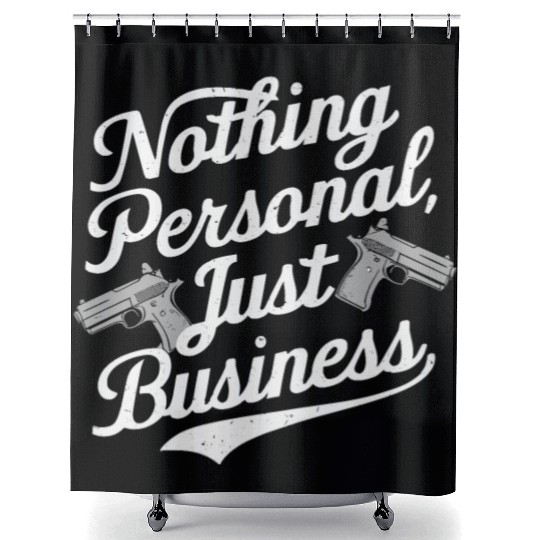 Mobster Gangster Mafia Organized Crime Boss Shower Curtains