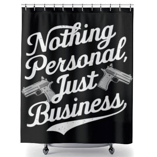 Mobster Gangster Mafia Organized Crime Boss Shower Curtains