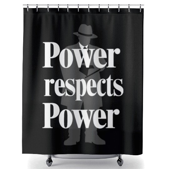 Mobster Gangster Mafia Organized Crime Boss Shower Curtains