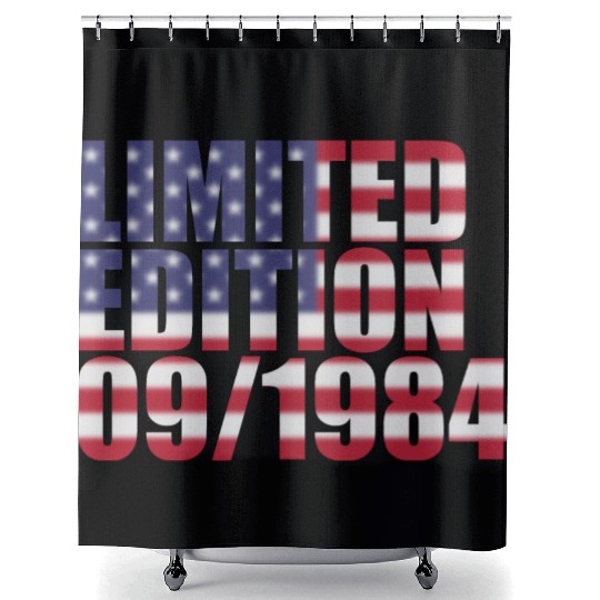 40th birthday Limited Edition USA 09/1984 Shower Curtains