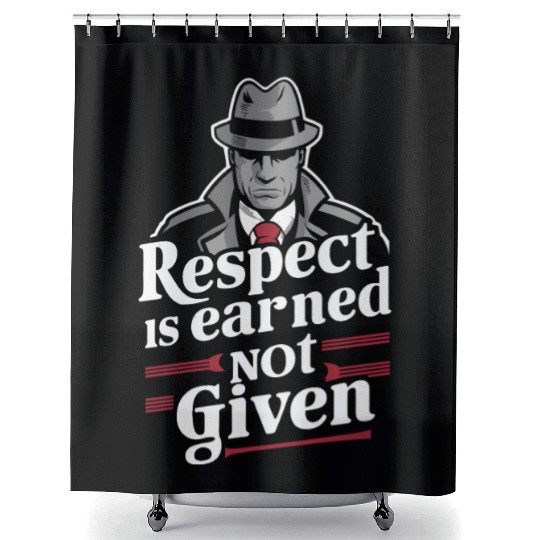 Mobster Gangster Mafia Organized Crime Boss Shower Curtains