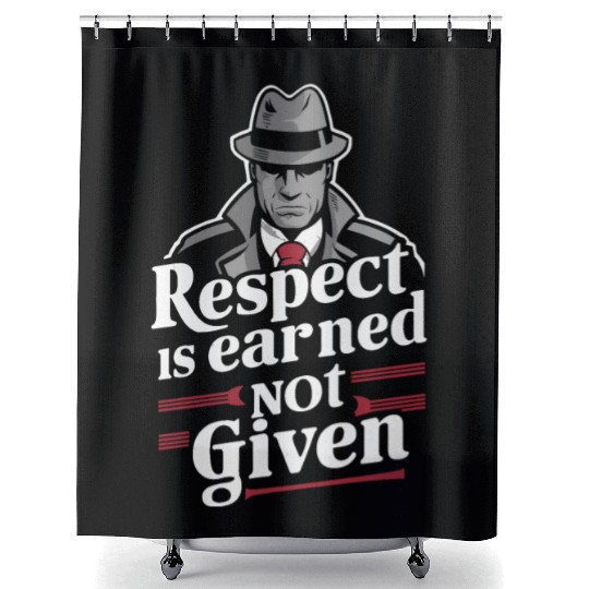 Mobster Gangster Mafia Organized Crime Boss Shower Curtains
