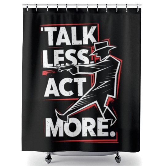 Mobster Gangster Mafia Organized Crime Boss Shower Curtains