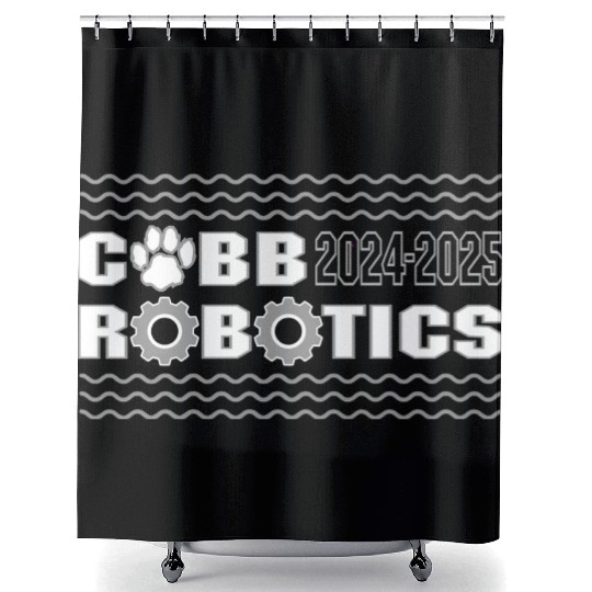 Cobb Robotics (Purple) Shower Curtains