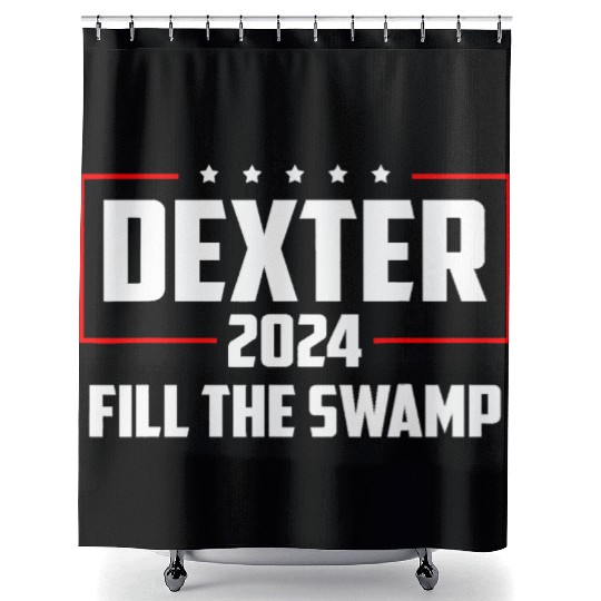 Dexter 2024 Fill The Swamp Shower Curtains