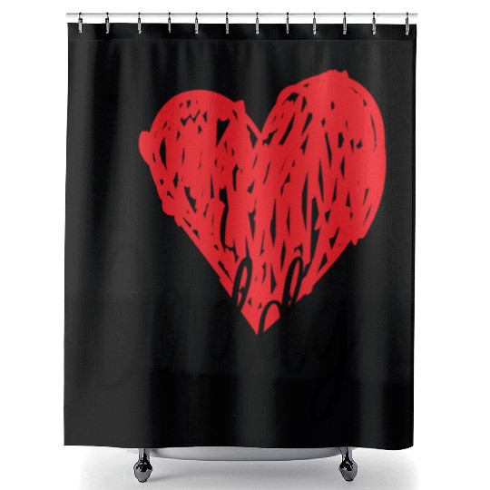 I love Daddy gift Shower Curtains