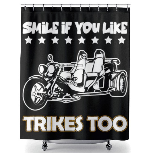Triker Joke Trike Driver Trikes Shower Curtains