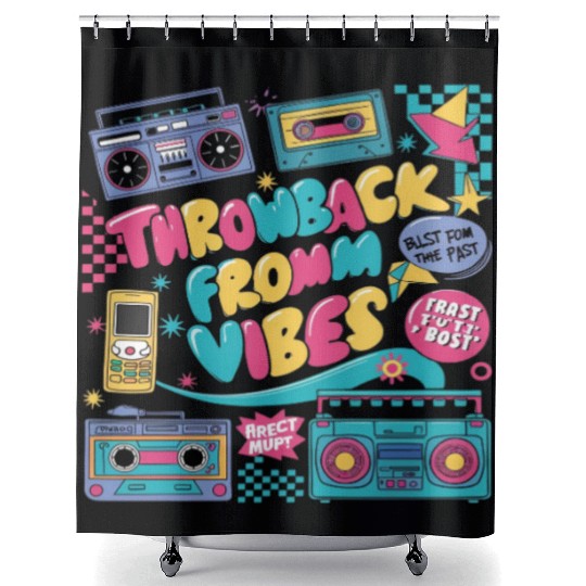 Early 90s and 2000s | Y2K fashion Shower Curtains