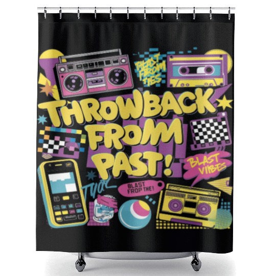 Early 90s and 2000s | Y2K fashion Shower Curtains