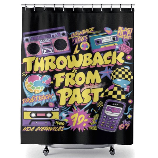 Early 90s and 2000s | Y2K fashion Shower Curtains