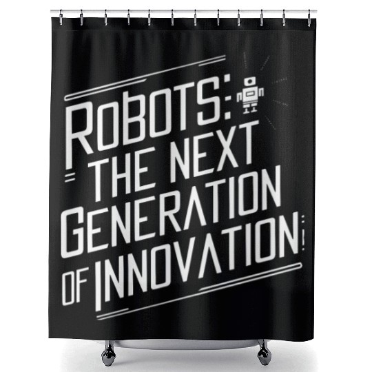 Robotics AI Automation Machine Learning Shower Curtains