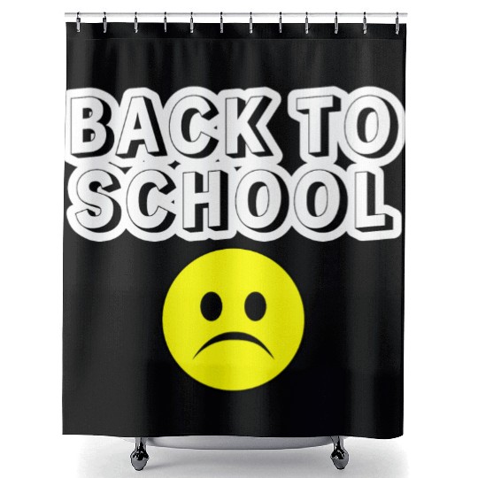 Sad Back to School Shower Curtains