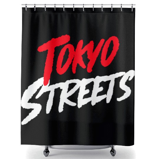 Tokyo Streets Shower Curtains
