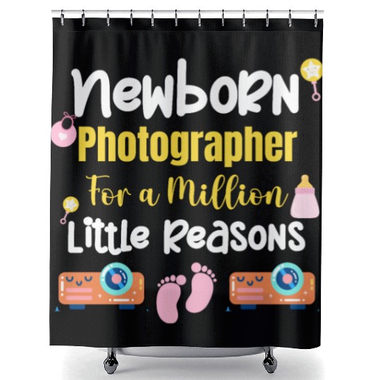 Newborn Photographer For A Million Little Reasons Shower Curtains