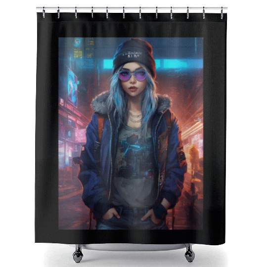 City Lights Shower Curtains