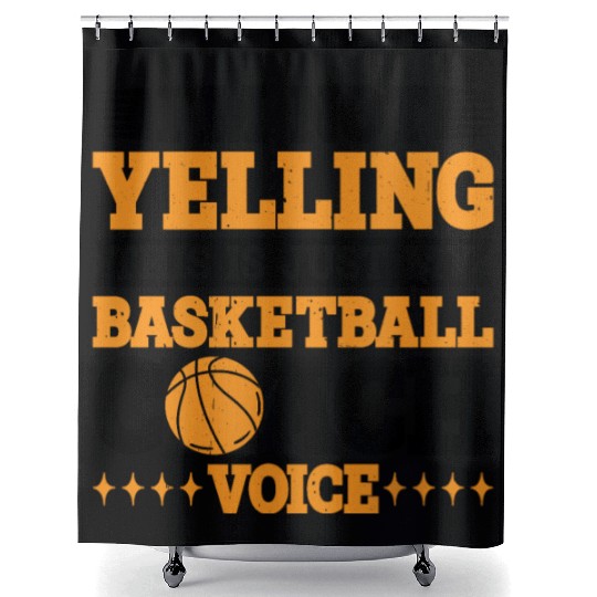 This Is Just My Basketball Coach Voice 3 Shower Curtains