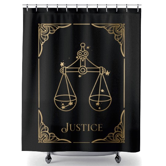 Tarot: The Justice Shower Curtains