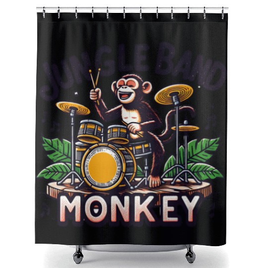 Bunny Magic Show Carrot Trick Shower Curtains