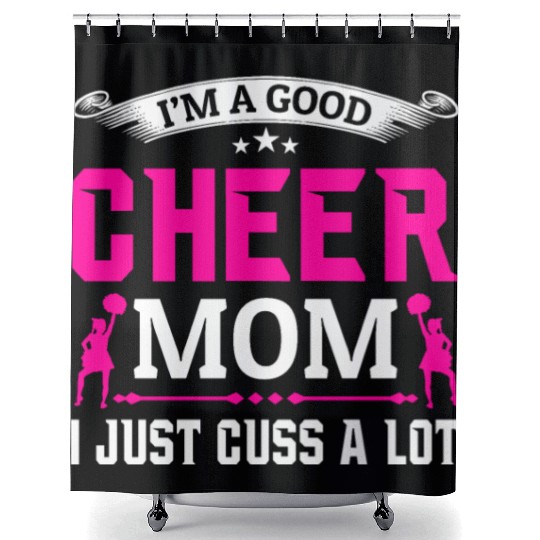 A Good Cheer Mom Cheerleading Mommy Mother's Day Shower Curtains