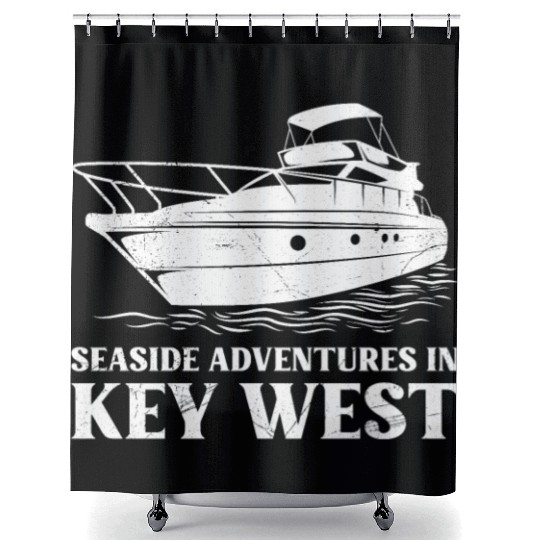 Florida Yachting SEASIDE ADVENTURES IN KEY-WEST Shower Curtains