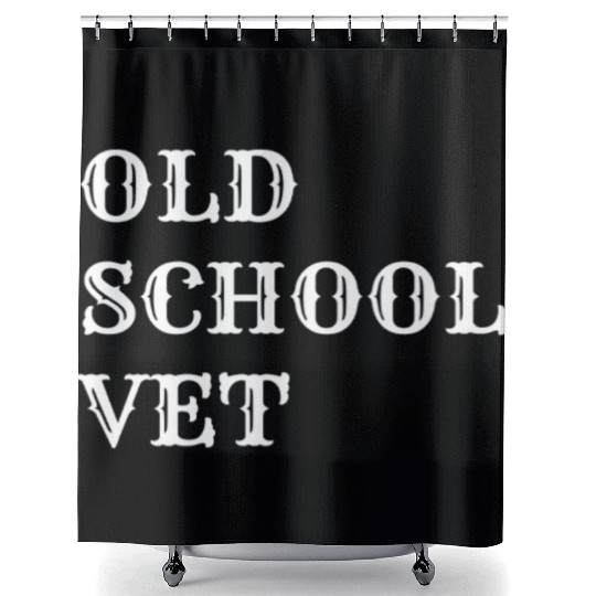 old school vet Shower Curtains
