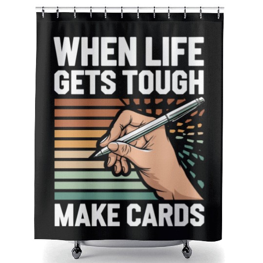 Cardmaker Scrapbooking Cardmaking Kits for Adults Shower Curtains