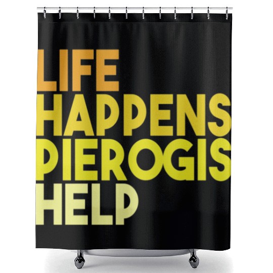 Pierogi Lover Polish Dumpling Pierogies Poland Shower Curtains