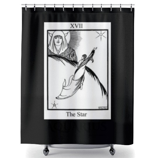 AQUARIUS 1080 x 1350 px Shower Curtains
