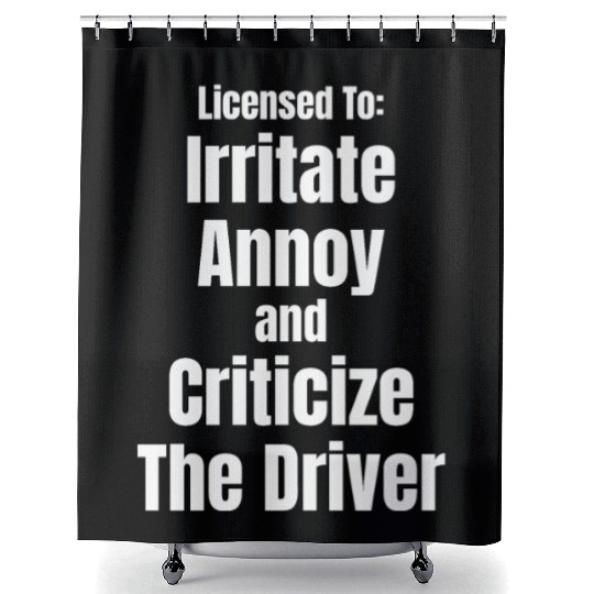 Backseat Driver Because Sometimes You Need Shower Curtains