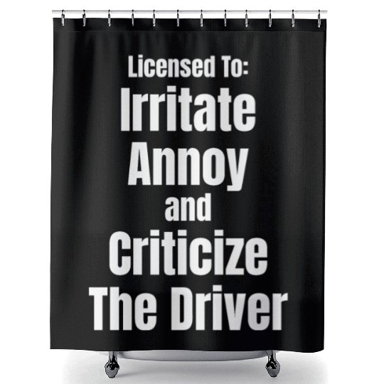 Backseat Driver Because Sometimes You Need Shower Curtains