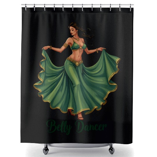 Belly Dancing Belly Dancer Belly Dance Classes Shower Curtains