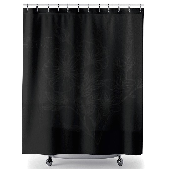 Aesthetic Life Aesthetic Flower Art Shower Curtains