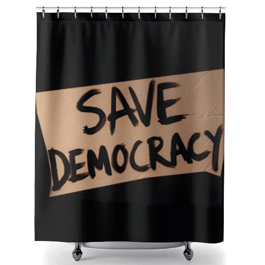 Save Democracy Shower Curtains