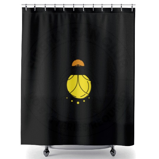 Fireflies Firefly Lightning Bug Insect Collector Shower Curtains