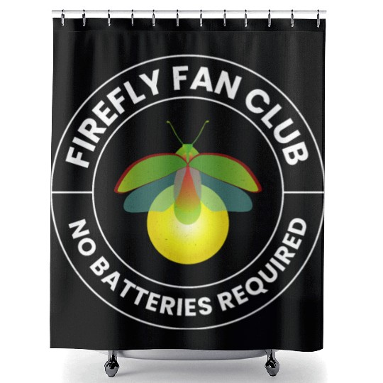 Fireflies Firefly Lightning Bug Insect Collector Shower Curtains