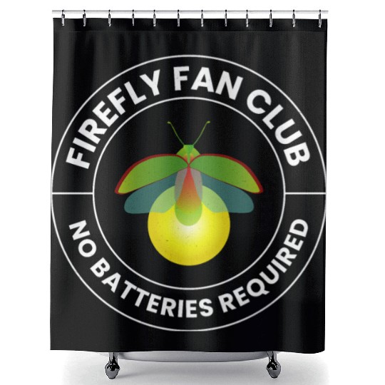Fireflies Firefly Lightning Bug Insect Collector Shower Curtains