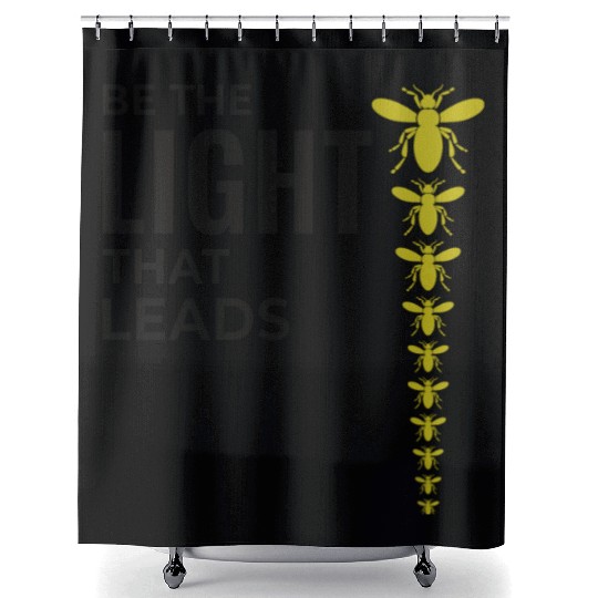 Fireflies Firefly Lightning Bug Insect Collector Shower Curtains