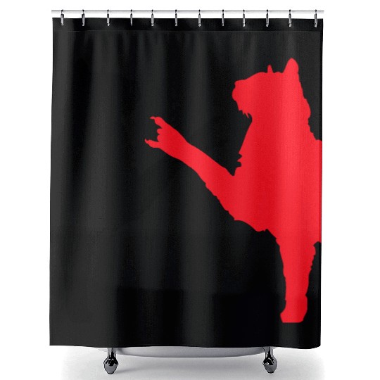 Cat Team Heavy Metal Hard Rock Music Pet Friends Shower Curtains